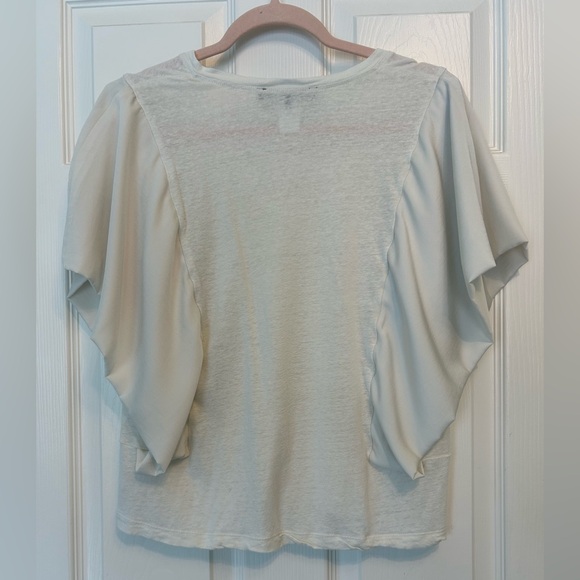 BUNDLE! BCBGMaxAzria White and Teal Blouses - Picture 7 of 10